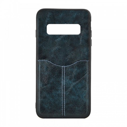 Θήκη PL Card Holder Back Cover για Samsung Galaxy S10 Plus (Σκούρο Μπλε)