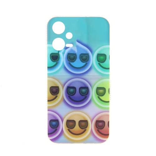 Θήκη Happy Faces Back Cover με Προστασία Κάμερας για Xiaomi Redmi Note 12 5G/ Poco X5 (Design)