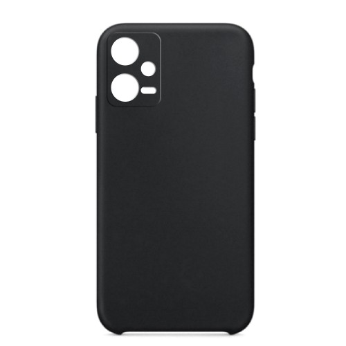 Θήκη OEM Silicone Back Cover με Προστασία Κάμερας για Xiaomi Redmi Note 12 5G/ Poco X5 (Black)