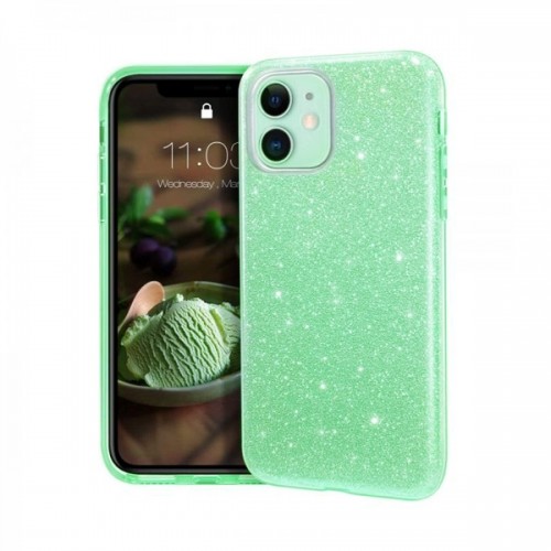 Θήκη MyMobi Back Cover Σιλικόνη Shining Case για iPhone 11 (Πράσινο) 