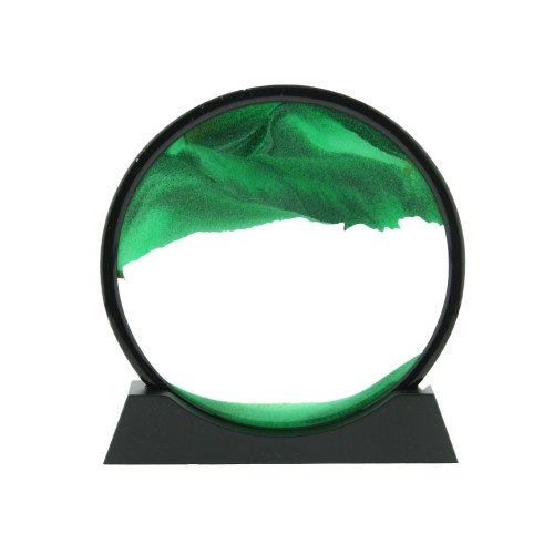 3D Κλεψύδρα με Βάση (Πράσινο)
