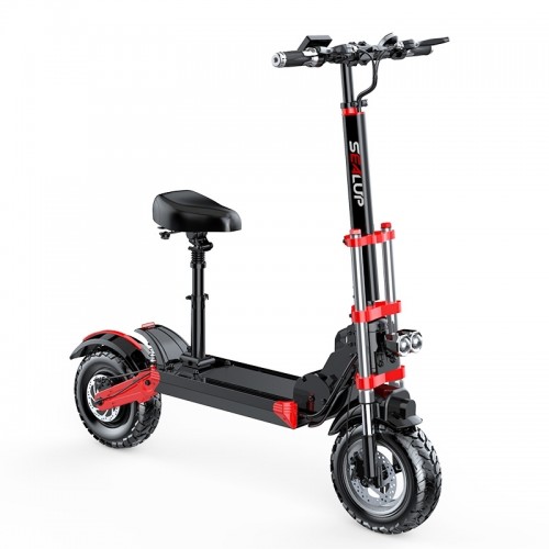 Electric Scooter SEALUP Q18-2 500W (Μαύρο - Κόκκινο) 