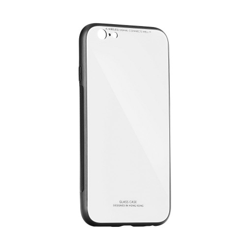 Θήκη MyMobi Glass Case Back Cover για iPhone 7/8  (Άσπρο)