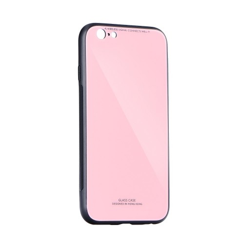 Θήκη MyMobi Glass Case Back Cover για iPhone 6/6S Plus  (Ροζ)