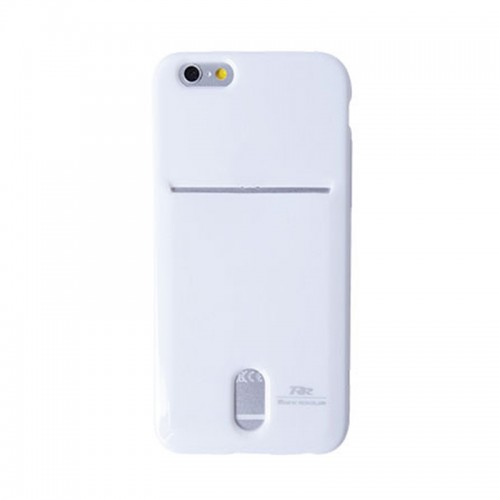 Θήκη Roar Back Cover Pocket Jelly για iPhone 6/6S Plus (Άσπρο)