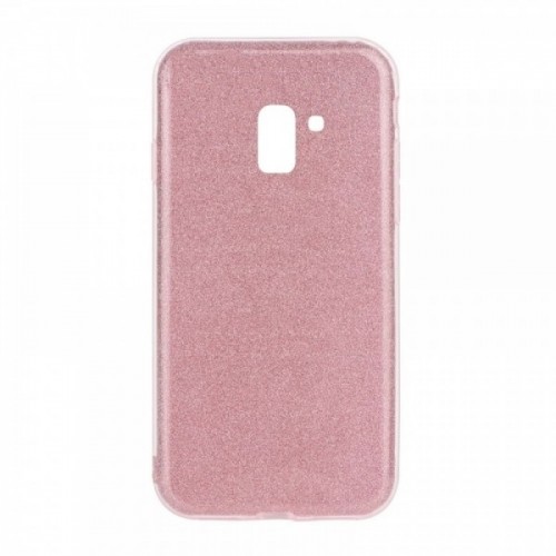 Θήκη MyMobi Back Cover Σιλικόνη Shining Case για Samsung Galaxy A01 (Ροζ)