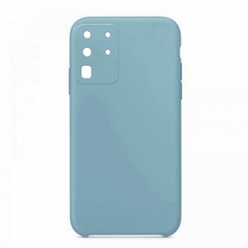 Θήκη OEM Silicone Back Cover με Προστασία Κάμερας για Samsung Galaxy S20 Ultra (Baby Blue)