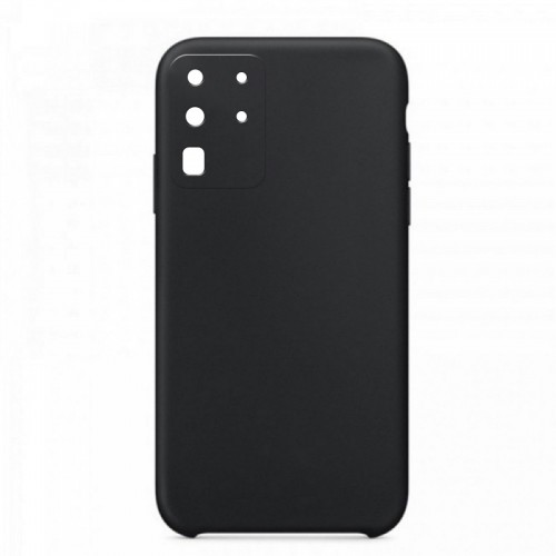 Θήκη OEM Silicone Back Cover με Προστασία Κάμερας για Samsung Galaxy S20 Ultra (Black)