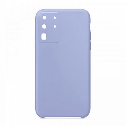 Θήκη OEM Silicone Back Cover με Προστασία Κάμερας για Samsung Galaxy S20 Ultra (Purple) 