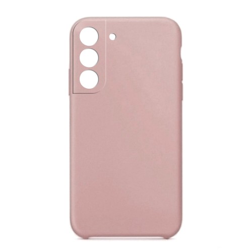 Θήκη OEM Silicone Back Cover με Προστασία Κάμερας για Samsung Galaxy S22 (Dusty Pink) 
