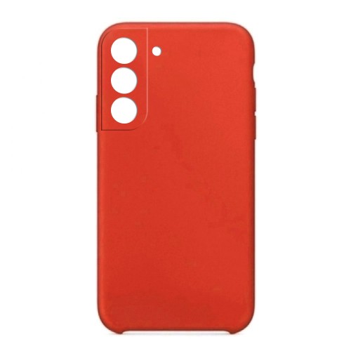 Θήκη OEM Silicone Back Cover με Προστασία Κάμερας για Samsung Galaxy S22 (Neon-Orange) 