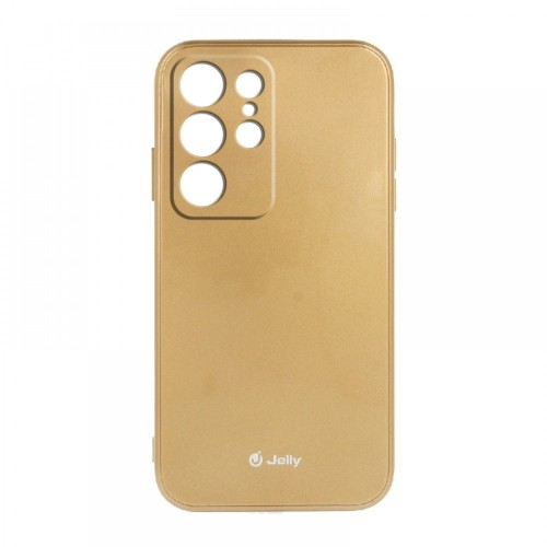 Θήκη Jelly Case Back Cover με Προστασία Κάμερας για Samsung Galaxy S23 Ultra (Χρυσό)