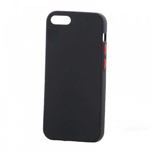 Θήκη Solid Silicone Case Back Cover για iPhone 6/6s (Μαύρο)