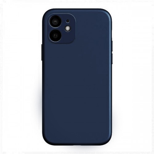 Θήκη MyMobi Σιλικόνης Mat Back Cover με Προστασία Κάμερας για Samsung Galaxy A72 (Σκούρο Μπλε)