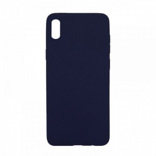 Θήκη MyMobi Σιλικόνης Mat Back Cover για iPhone 14 Plus (Σκούρο Μπλε) 