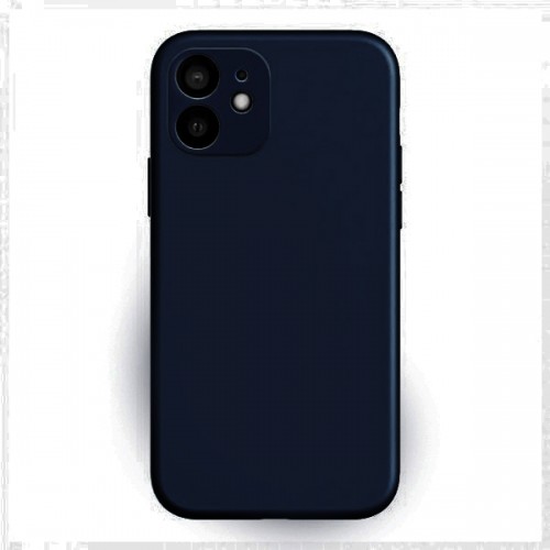 Θήκη MyMobi Σιλικόνης Mat Back Cover με Προστασία Κάμερας για Xiaomi 12X (Σκούρο Μπλε)