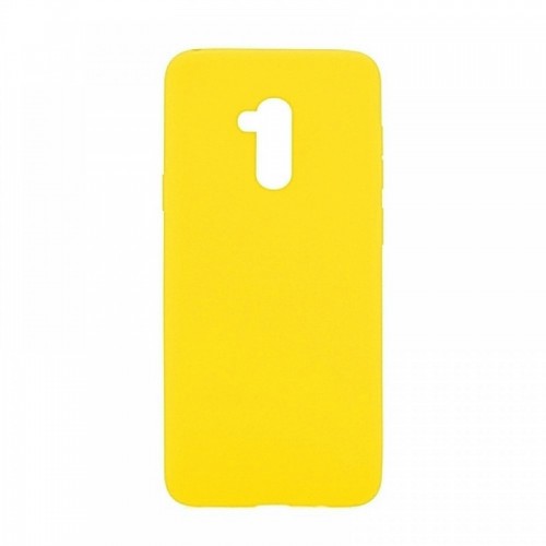 Θήκη MyMobi Σιλικόνης Mat Back Cover για Samsung Galaxy A01 (Σκούρο Κίτρινο)
