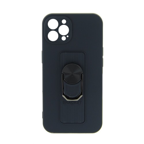 Θήκη Ring Case Back Cover με Προστασία Κάμερας για iPhone 11 Pro Max (Σκούρο Μπλε)