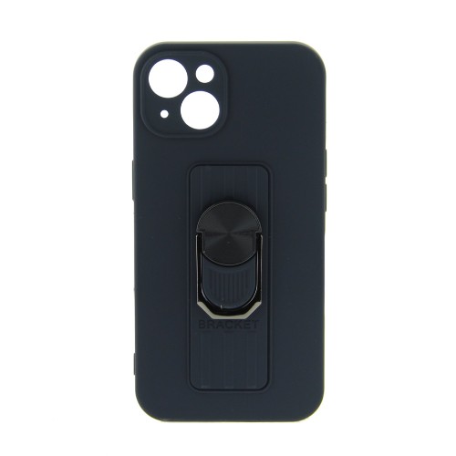 Θήκη Ring Case Back Cover με Προστασία Κάμερας για iPhone 13 (Σκούρο Μπλε)