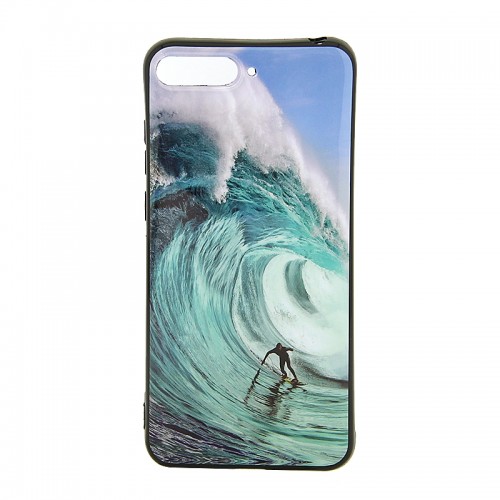Θήκη MyMobi Surfing Wave Back Cover για Huawei Y6 2018 (Design)