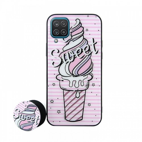 Θήκη με Popsocket Sweet Ice Cream Back Cover για Samsung Galaxy A42 (Design)