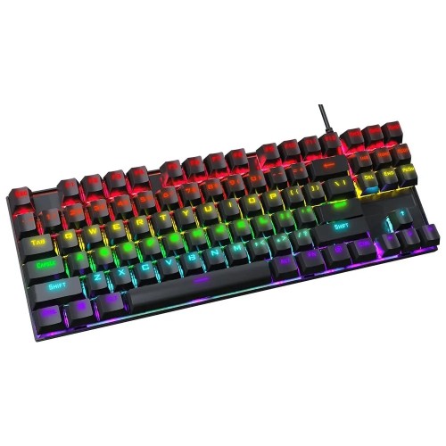 Gaming Ενσύρματο Μηχανικό Πληκτρολόγιο T-Wolf T18 Tenkeyless με LED Φωτισμό