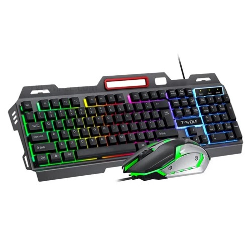 Σετ Gaming Ενσύρματο Πληκτρολόγιο και Ποντίκι T-Wolf TF600 