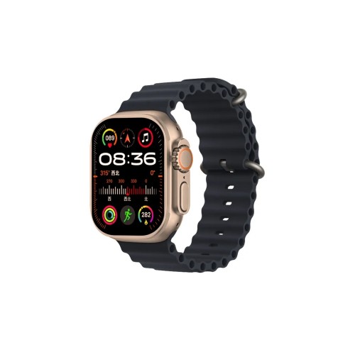 Smartwatch T20 Ultra2 με 4 Aνταλλακτικά Λουράκια και Ασύρματο Φορτιστή