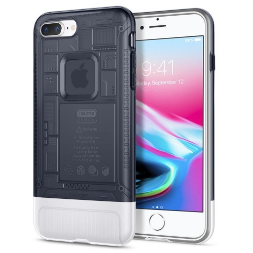 Θήκη Spigen Classic C1 Case Back Cover για iPhone 8 Plus (Graphite) 