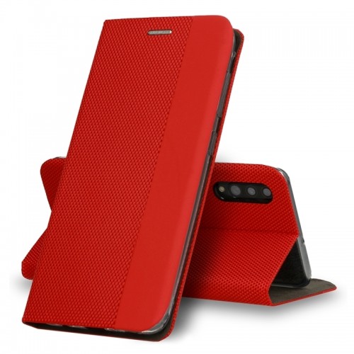 Θήκη Vennus Book Sensitive Flip Cover για Xiaomi Redmi 9T / Poco M3 (Κόκκινο)