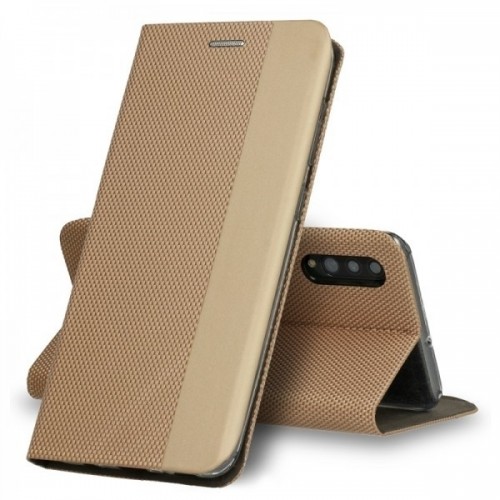 Θήκη Vennus Book Sensitive Flip Cover για Samsung Galaxy A22 5G (Χρυσό) 