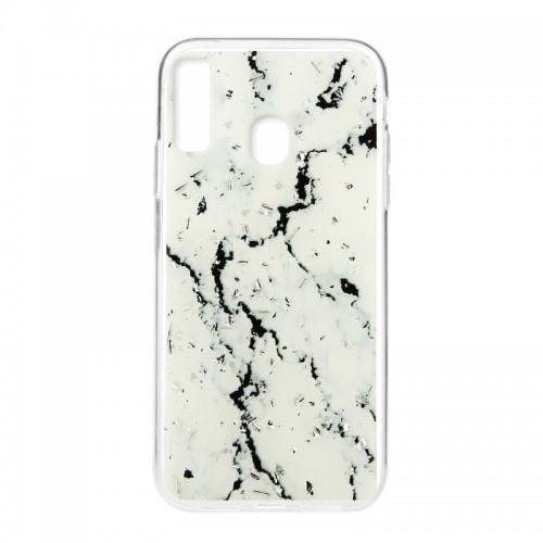 Θήκη Vennus Stone Design 1 Back Cover για Samsung Galaxy A20/A30 (Άσπρο)