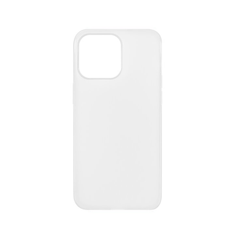 Θήκη MyMobi Silicone Case Back Cover για iPhone 15 Pro Max (White)