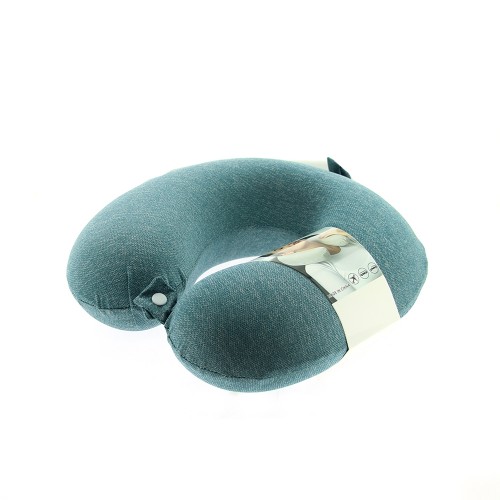 Μαξιλαράκι Ταξιδιού Memory Foam Woven Ice με Κούμπωμα
