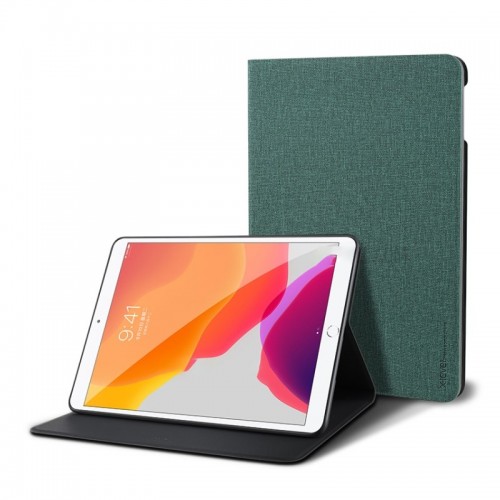 Θήκη X-Level Canvas Flip Cover για Apple iPad Air 2020 (Πράσινο)