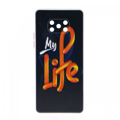 Θήκη My Life Back Cover με Προστασία Κάμερας για Xiaomi Poco X3 Pro (Design)