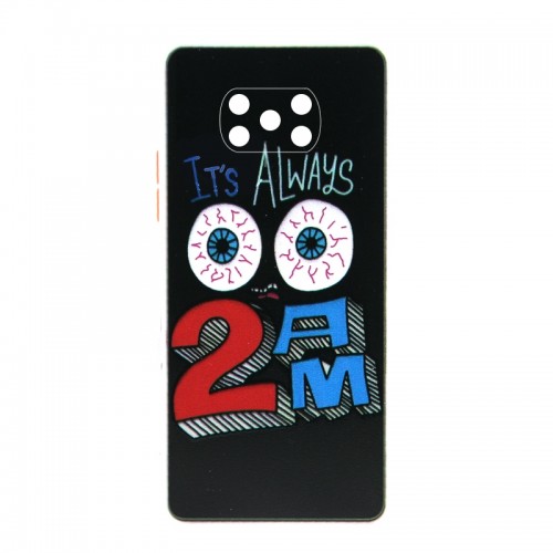 Θήκη It's Always 2AM Back Cover με Προστασία Κάμερας για Xiaomi Poco X3 Pro (Design)