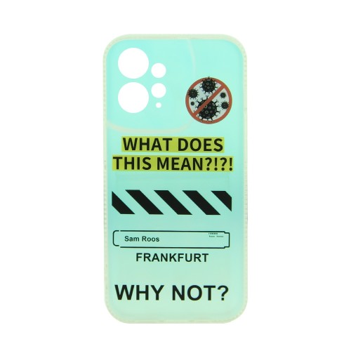 Θήκη What Does This Mean Back Cover με Προστασία Κάμερας για Xiaomi Redmi Note 12 4G (Design)