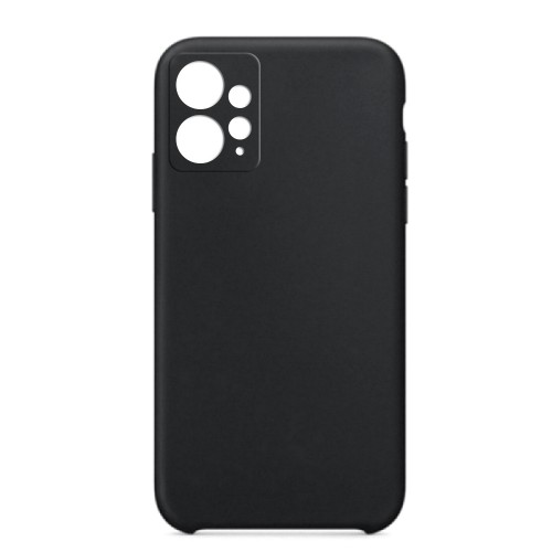 Θήκη OEM Silicone Back Cover με Προστασία Κάμερας για Xiaomi Redmi Note 12 4G (Black) 