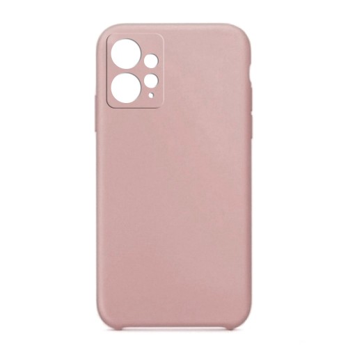 Θήκη OEM Silicone Back Cover με Προστασία Κάμερας για Xiaomi Redmi Note 12 4G (Dusty Pink)