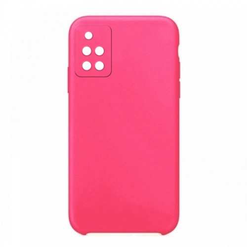 Θήκη OEM Silicone Back Cover με Προστασία Κάμερας για Xiaomi Redmi 10 (Hot Pink)