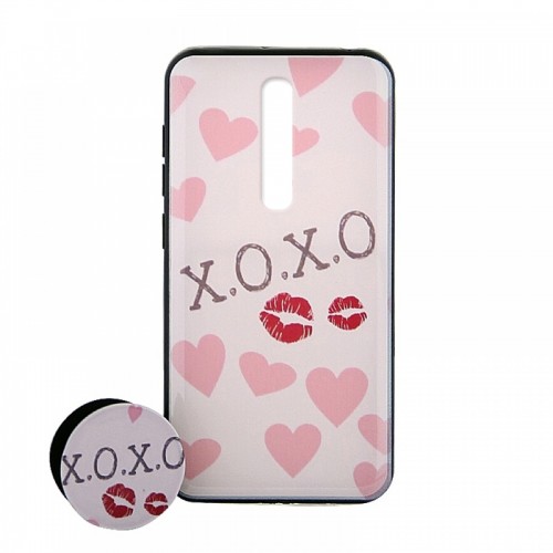 Θήκη με Popsocket XoXo Kisses Back Cover για Xiaomi Redmi K20 (Design)