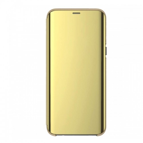 Θήκη MyMobi Clear View Flip Cover για Samsung Galaxy A5 2018/A8 2018 (Χρυσό) 