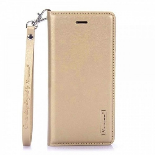 Θήκη Hanman Art Leather Diary για iPhone 13 Pro Max (Χρυσό)