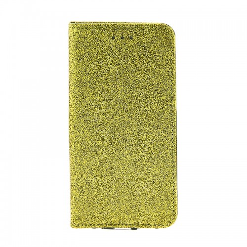 Θήκη OEM Shining Flip Cover για Samsung Galaxy S21 (Χρυσό) 
