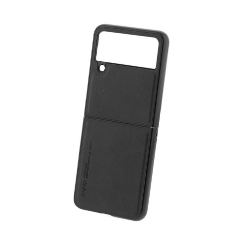 Θήκη X-level Earl Vintage Leather Back Cover για Samsung Galaxy Z Flip 4 (Black)